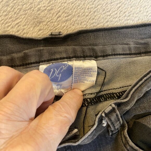 Diana Gillman Womans Jeans 14 Mid-Rise Slim Fit Embellished Pocket Detail - Picture 12 of 16